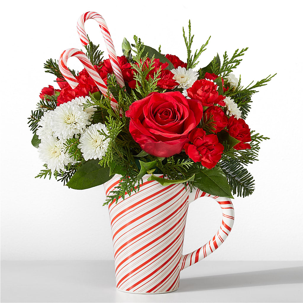 Peppermint Swirl Mug – Hummelstown Flowers, Hummelstown PA