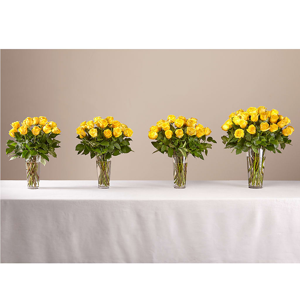 Long Stem Yellow Rose Bouquet – Hummelstown Flowers, Hummelstown PA
