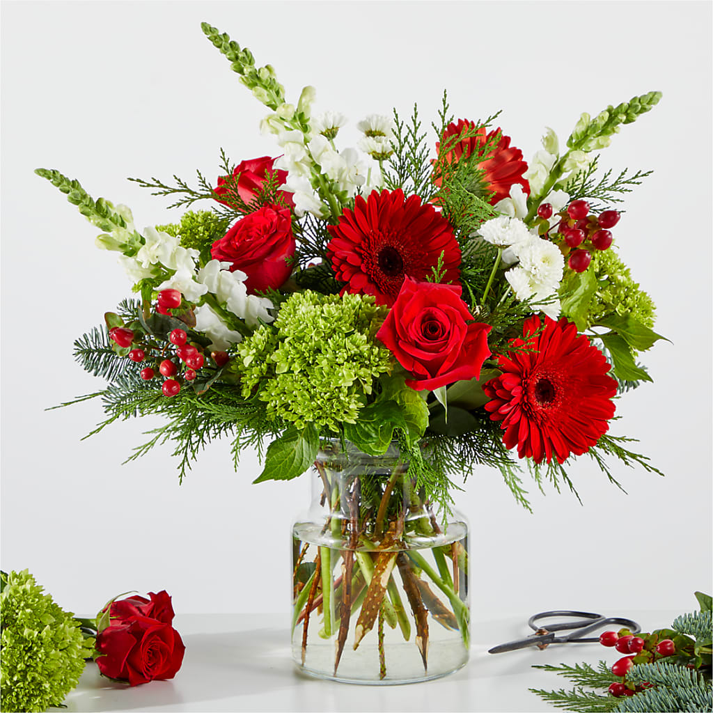 Merry Moment Bouquet – A Florist Original – Hummelstown Flowers, Hummelstown PA