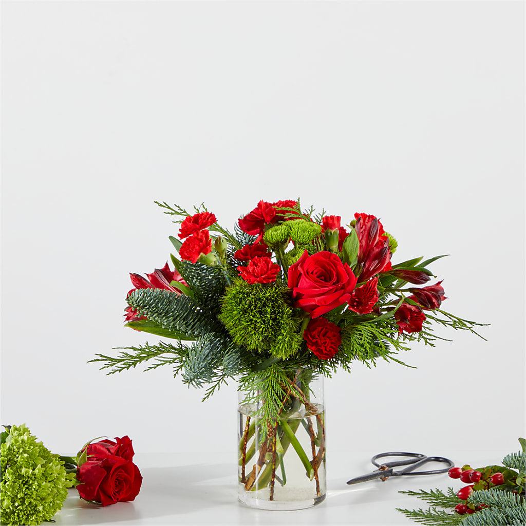 Merry Moment Bouquet – A Florist Original – Hummelstown Flowers, Hummelstown PA