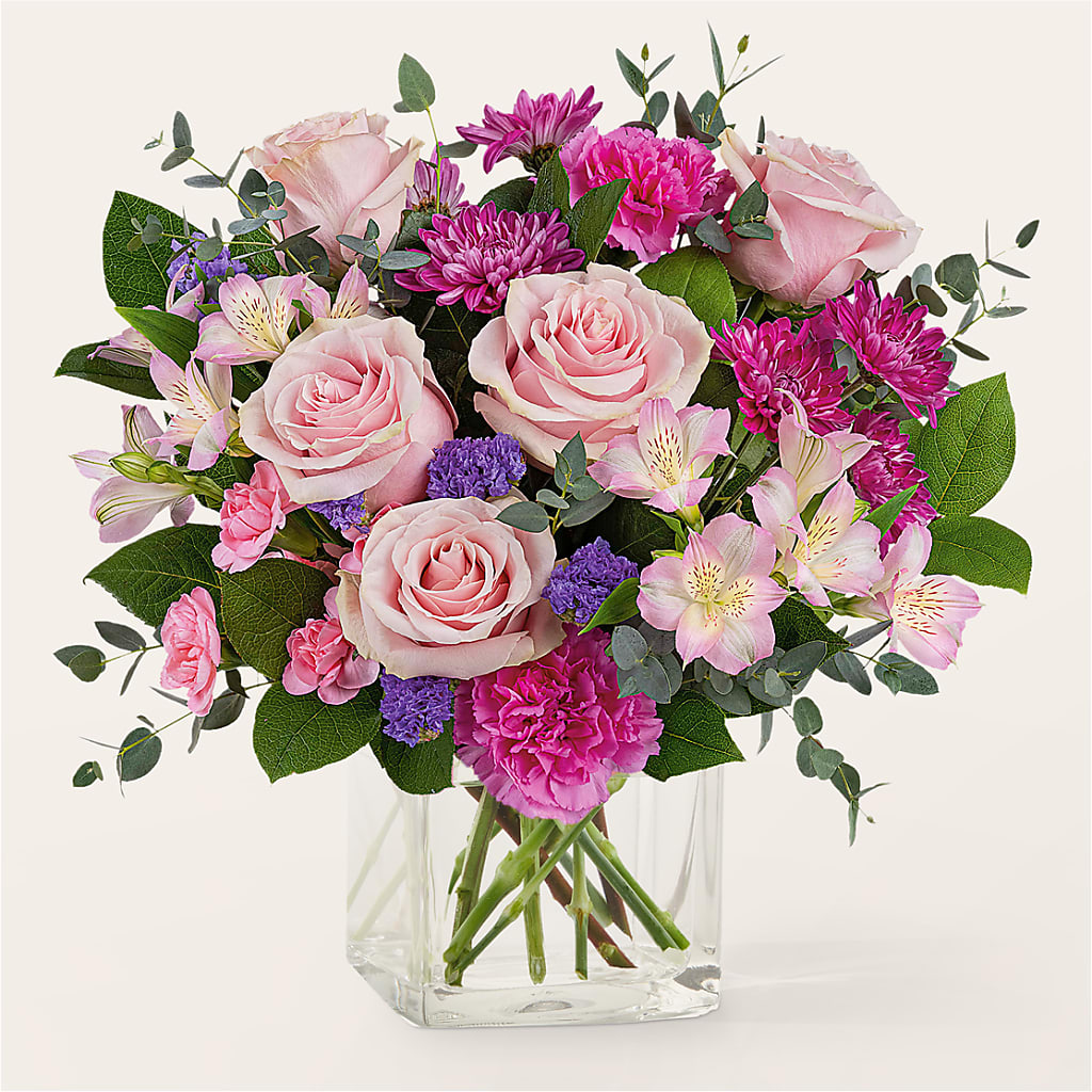 Rosy Radiance Bouquet – Hummelstown Flowers, Hummelstown PA