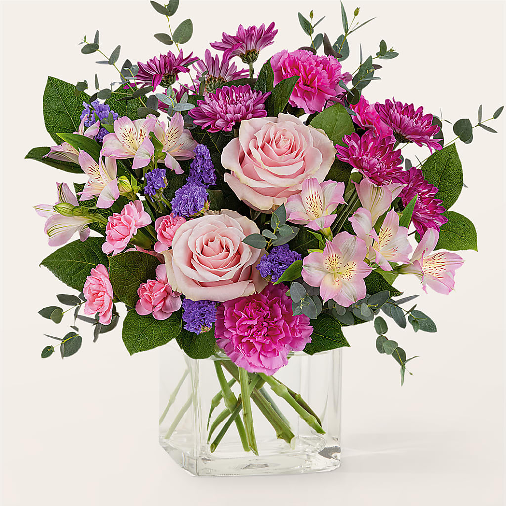 Rosy Radiance Bouquet – Hummelstown Flowers, Hummelstown PA