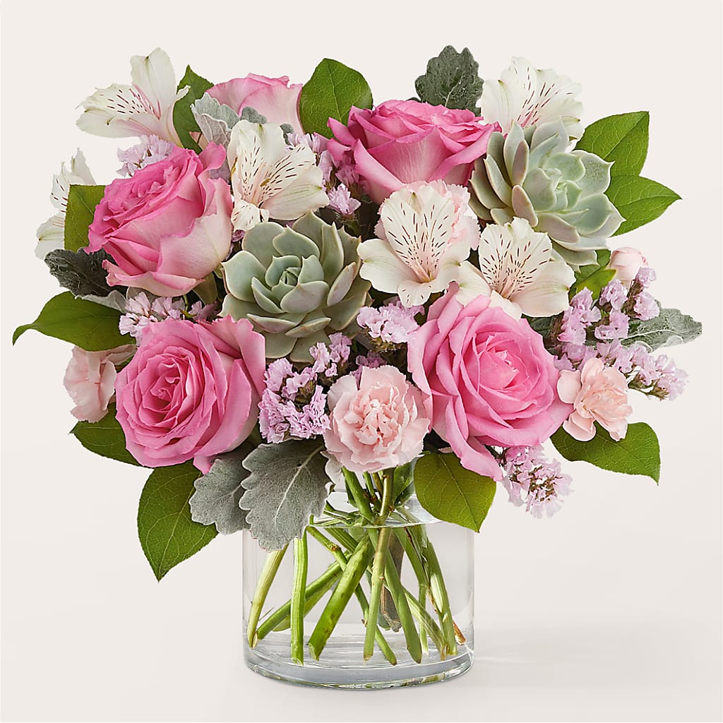Dusty Rose Bouquet – Hummelstown Flowers, Hummelstown PA