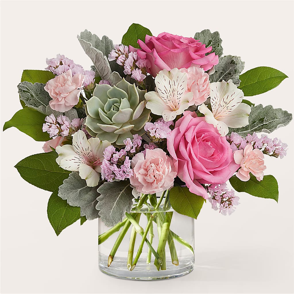 Dusty Rose Bouquet – Hummelstown Flowers, Hummelstown PA
