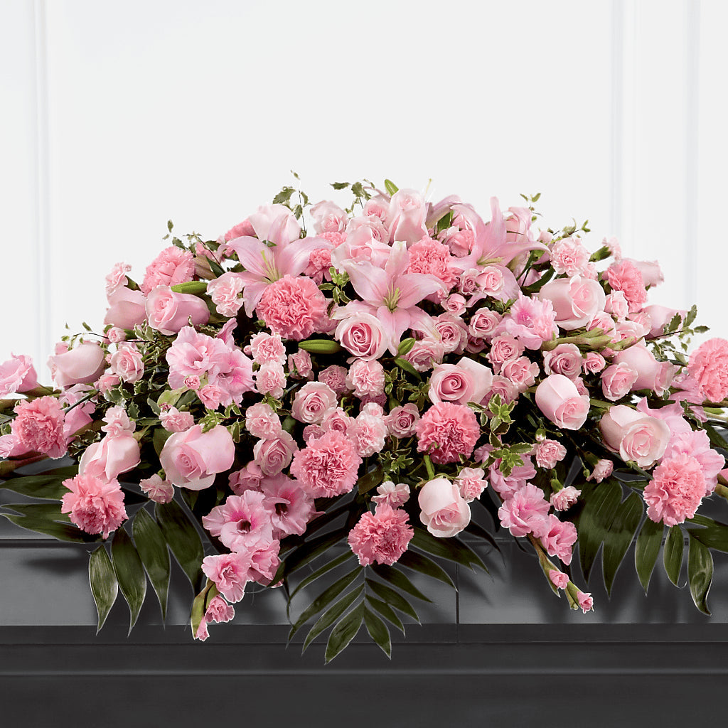 Garden of Comfort Casket Spray (Standard) – Hummelstown Flowers, Hummelstown PA