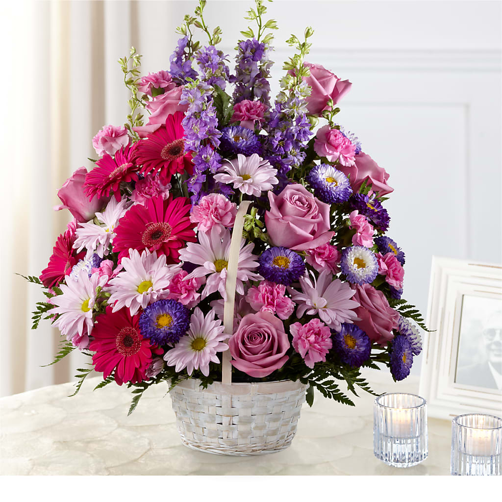 Pastel Peace Basket – Hummelstown Flowers, Hummelstown PA