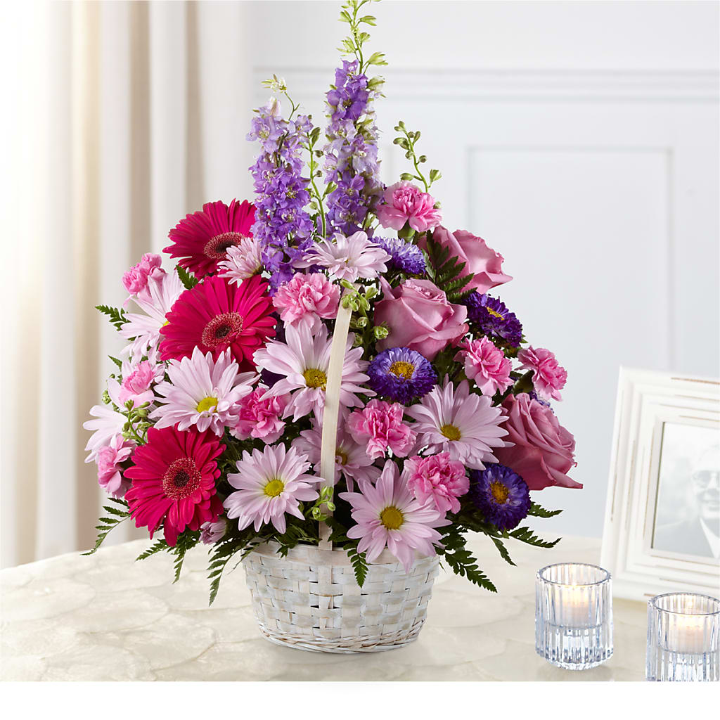 Pastel Peace Basket – Hummelstown Flowers, Hummelstown PA