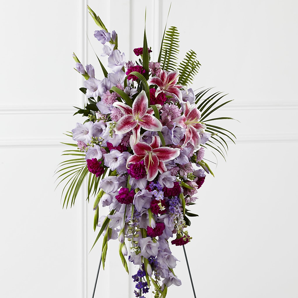 Tender Touch Standing Spray – Hummelstown Flowers, Hummelstown PA