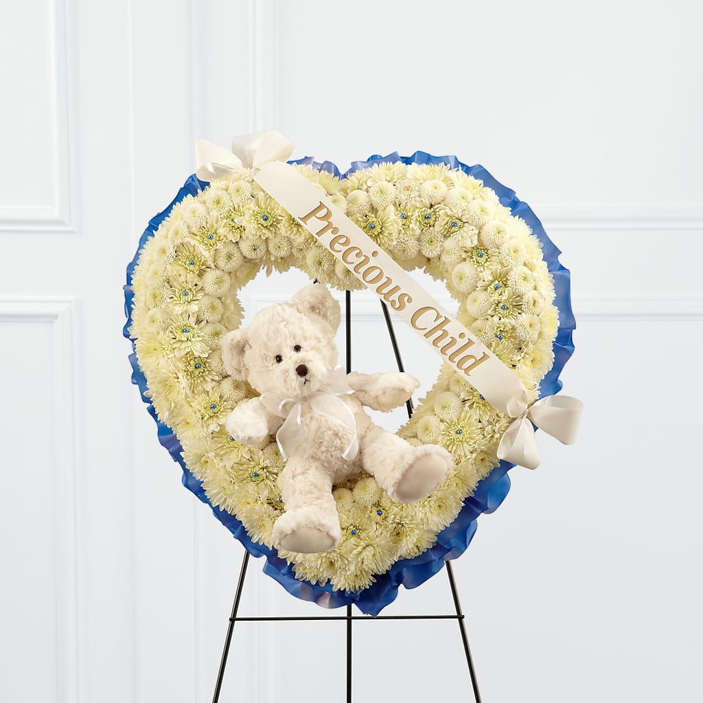 Precious Child Standing Heart – Hummelstown Flowers, Hummelstown PA