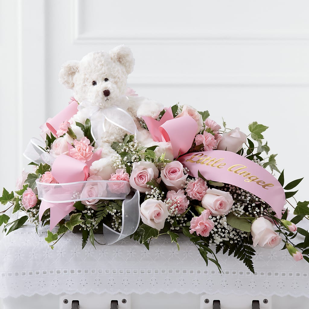 Touch of Sympathy Casket Spray – Hummelstown Flowers, Hummelstown PA