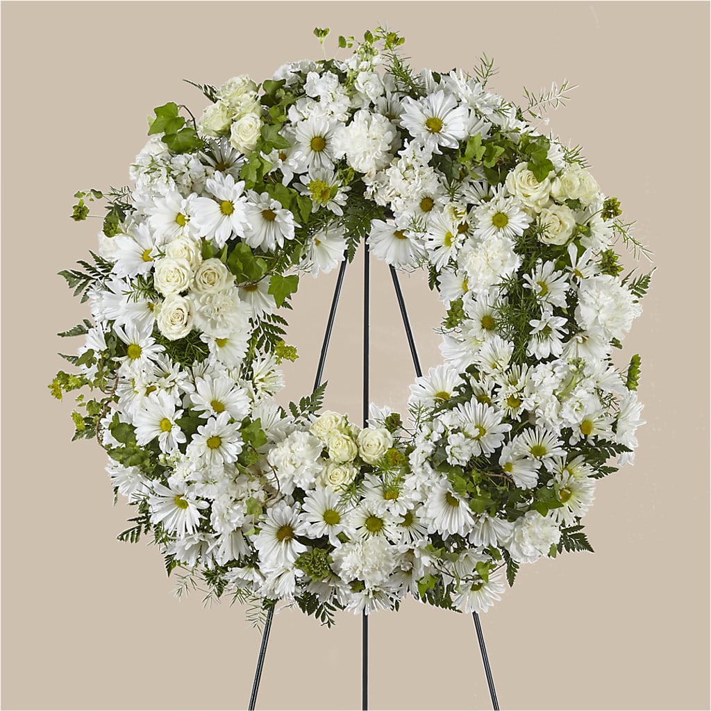 Faithful Wishes Wreath – Hummelstown Flowers, Hummelstown PA
