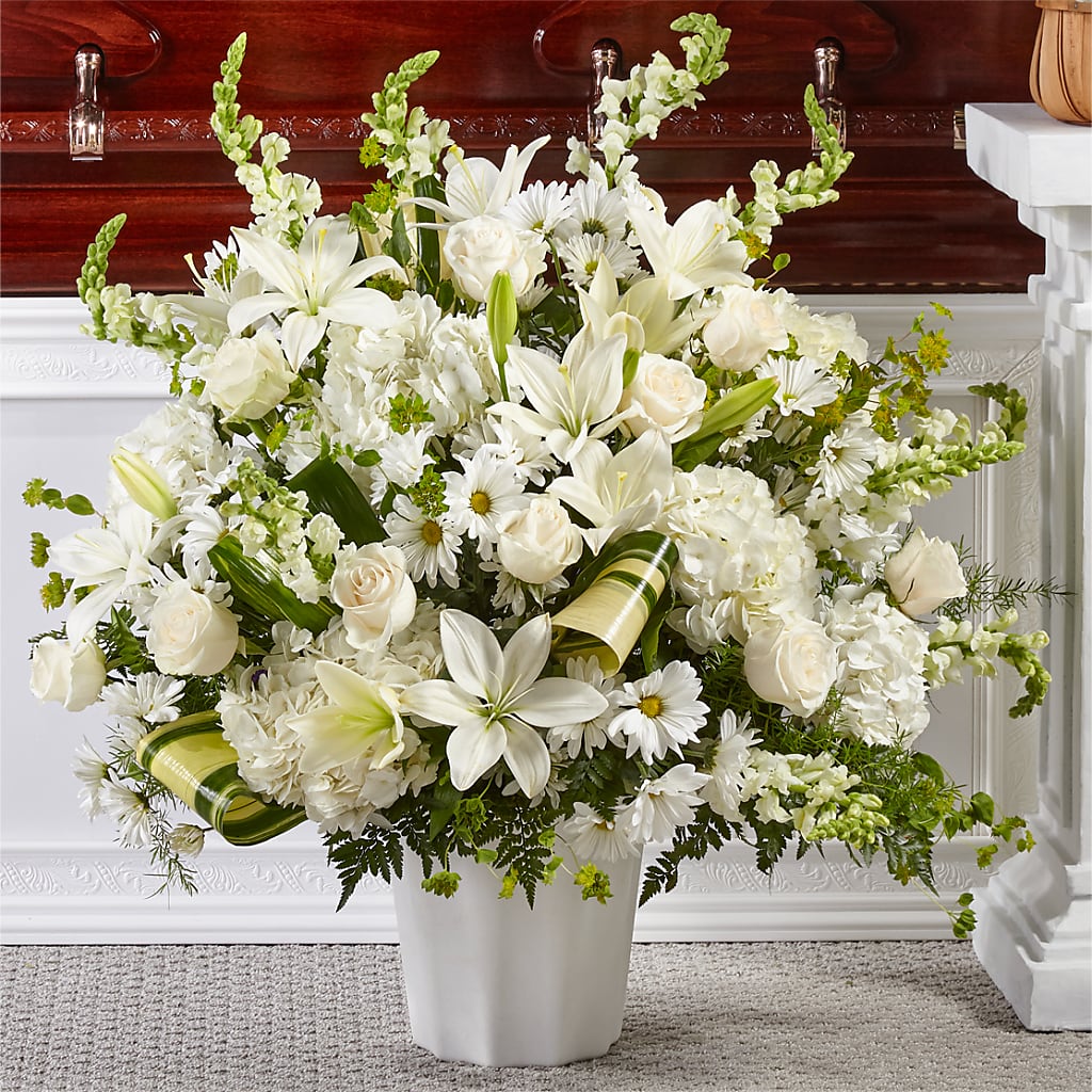Thoughts of Tranquility Floor Basket – Hummelstown Flowers, Hummelstown PA