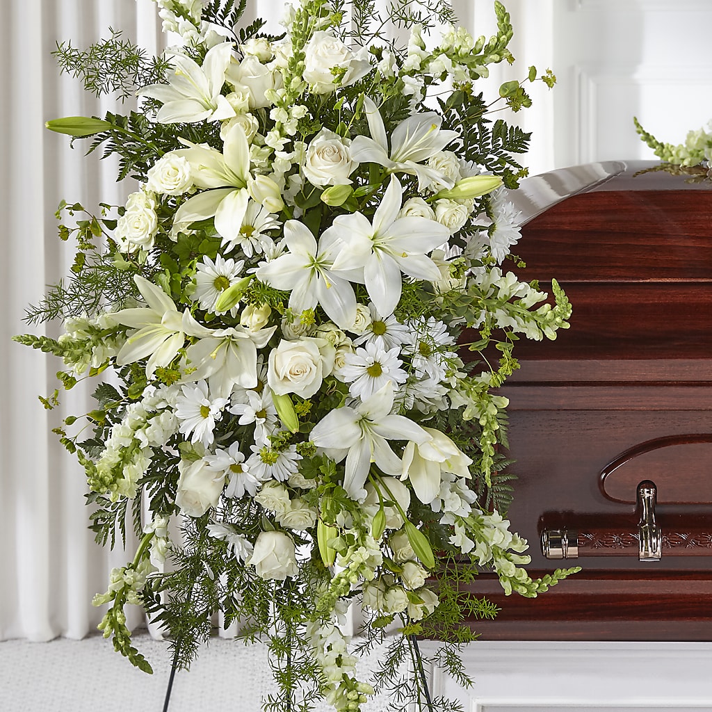 Loving Thoughts Standing Spray – Hummelstown Flowers, Hummelstown PA
