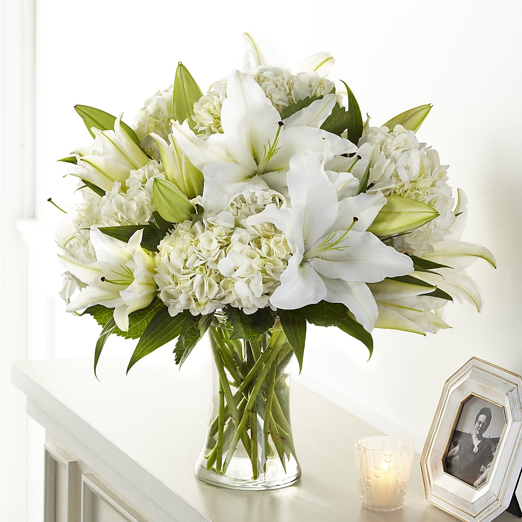Compassionate Lily Bouquet – Hummelstown Flowers, Hummelstown PA