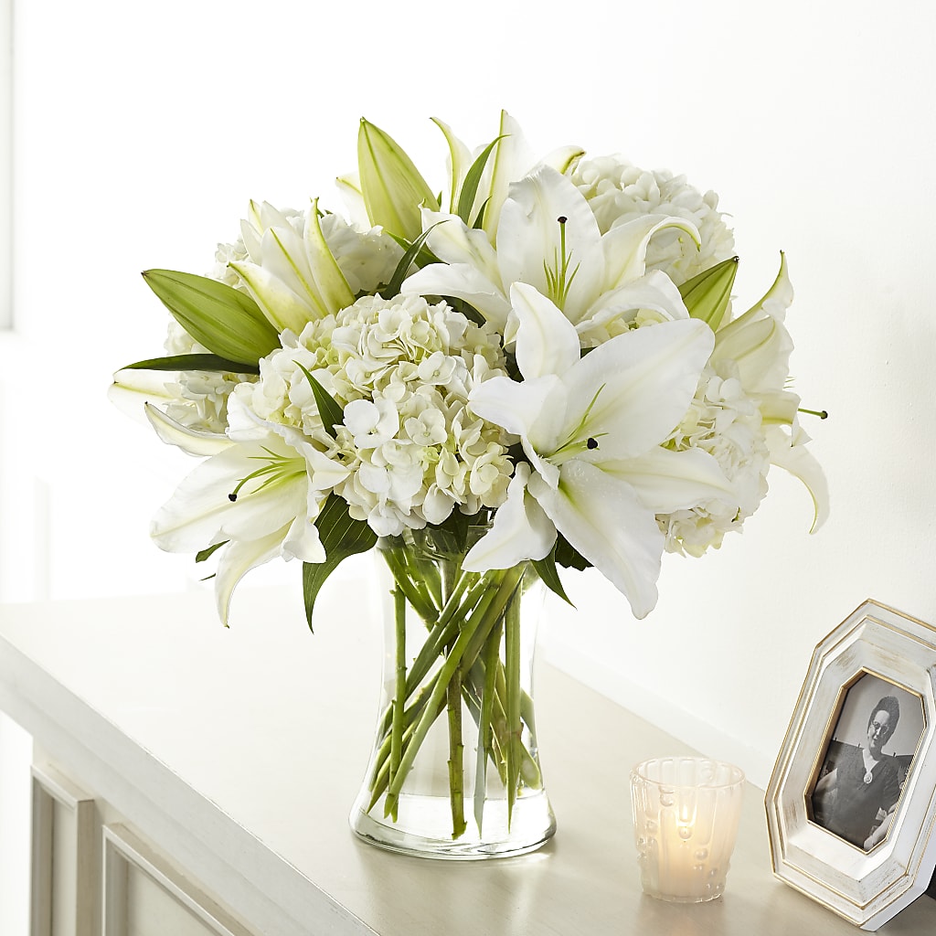 Compassionate Lily Bouquet – Hummelstown Flowers, Hummelstown PA