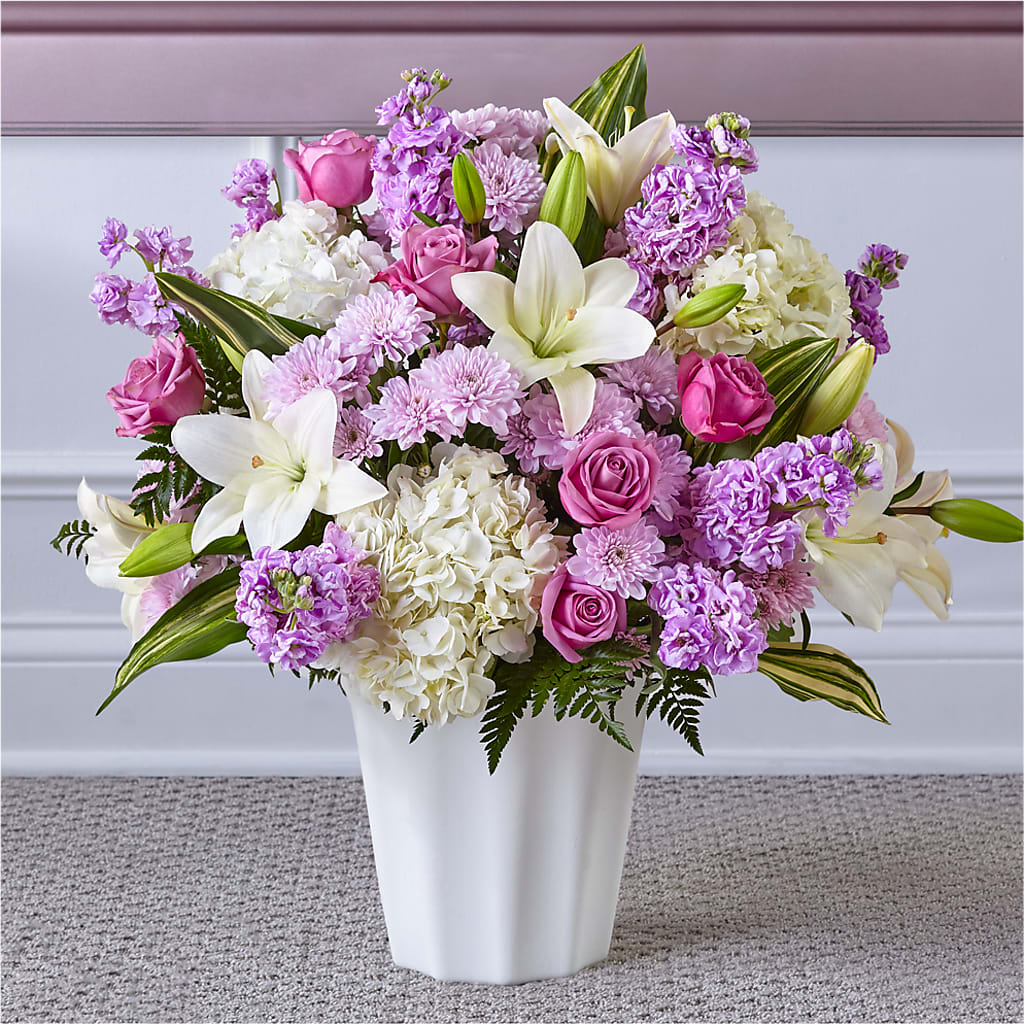 Heaven Sent Floor Basket – Hummelstown Flowers, Hummelstown PA