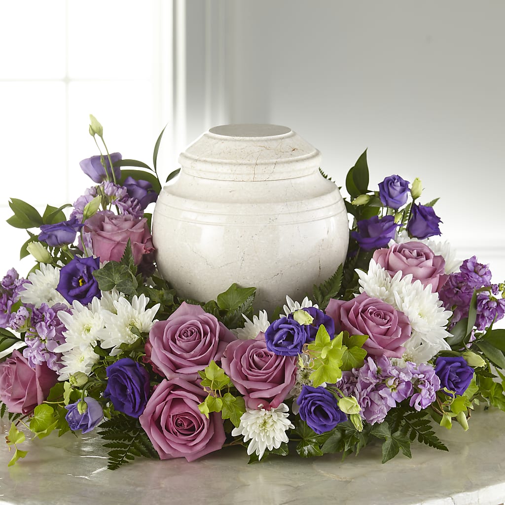 Blooming Sympathy Cremation Adornment – Hummelstown Flowers, Hummelstown PA