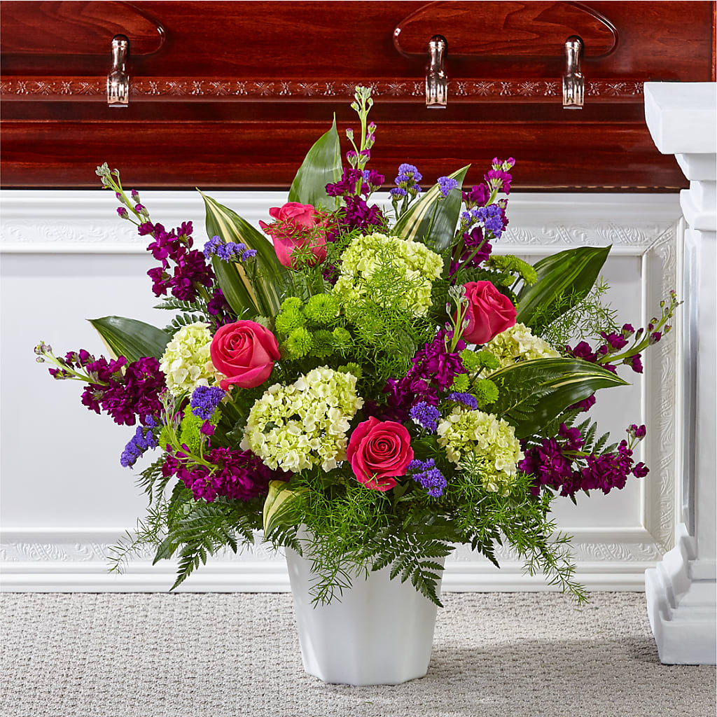Beautiful Horizons Floor Basket – Hummelstown Flowers, Hummelstown PA