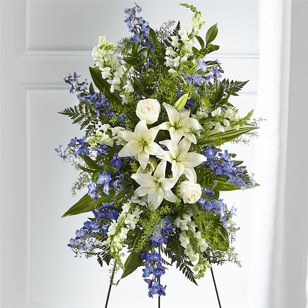 Faithful Friend Standing Spray – Hummelstown Flowers, Hummelstown PA