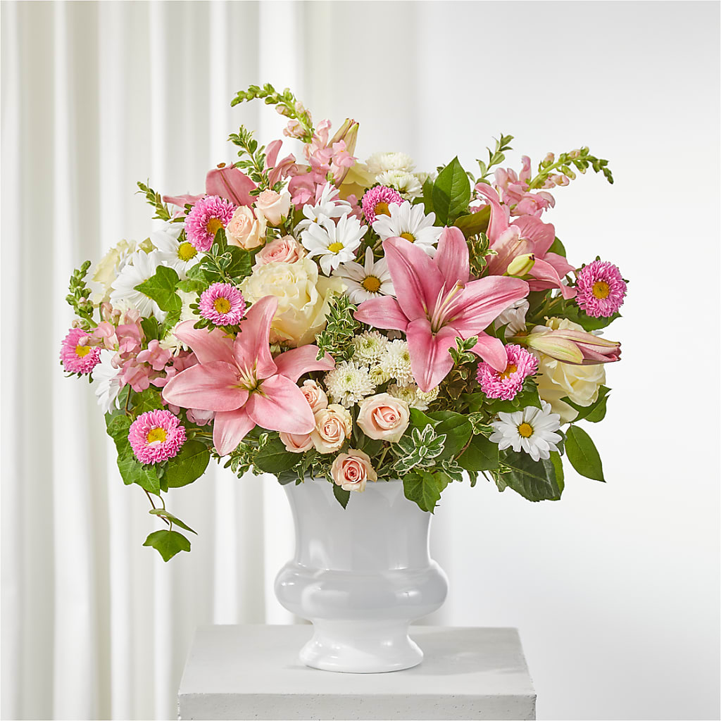 Empathetic Blooms Urn Arrangement – Hummelstown Flowers, Hummelstown PA