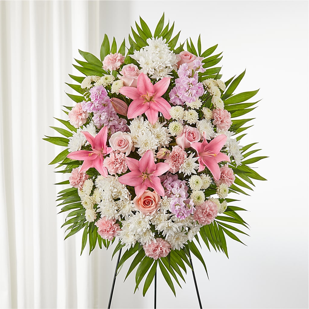 Offering Solace Standing Spray – Hummelstown Flowers, Hummelstown PA