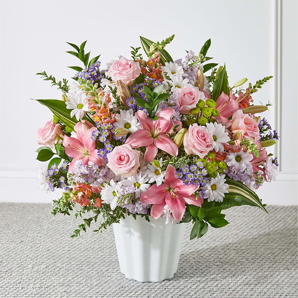 Abundant Compassion Floor Basket – Hummelstown Flowers, Hummelstown PA