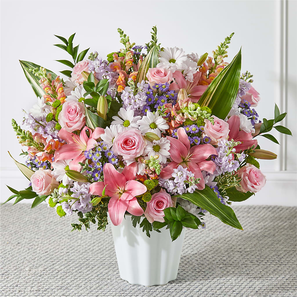 Abundant Compassion Floor Basket – Hummelstown Flowers, Hummelstown PA