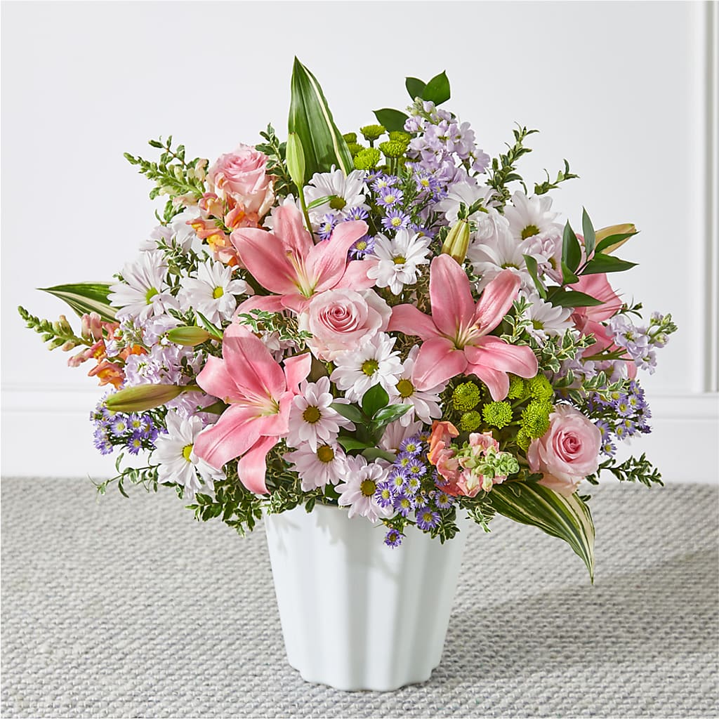 Abundant Compassion Floor Basket – Hummelstown Flowers, Hummelstown PA