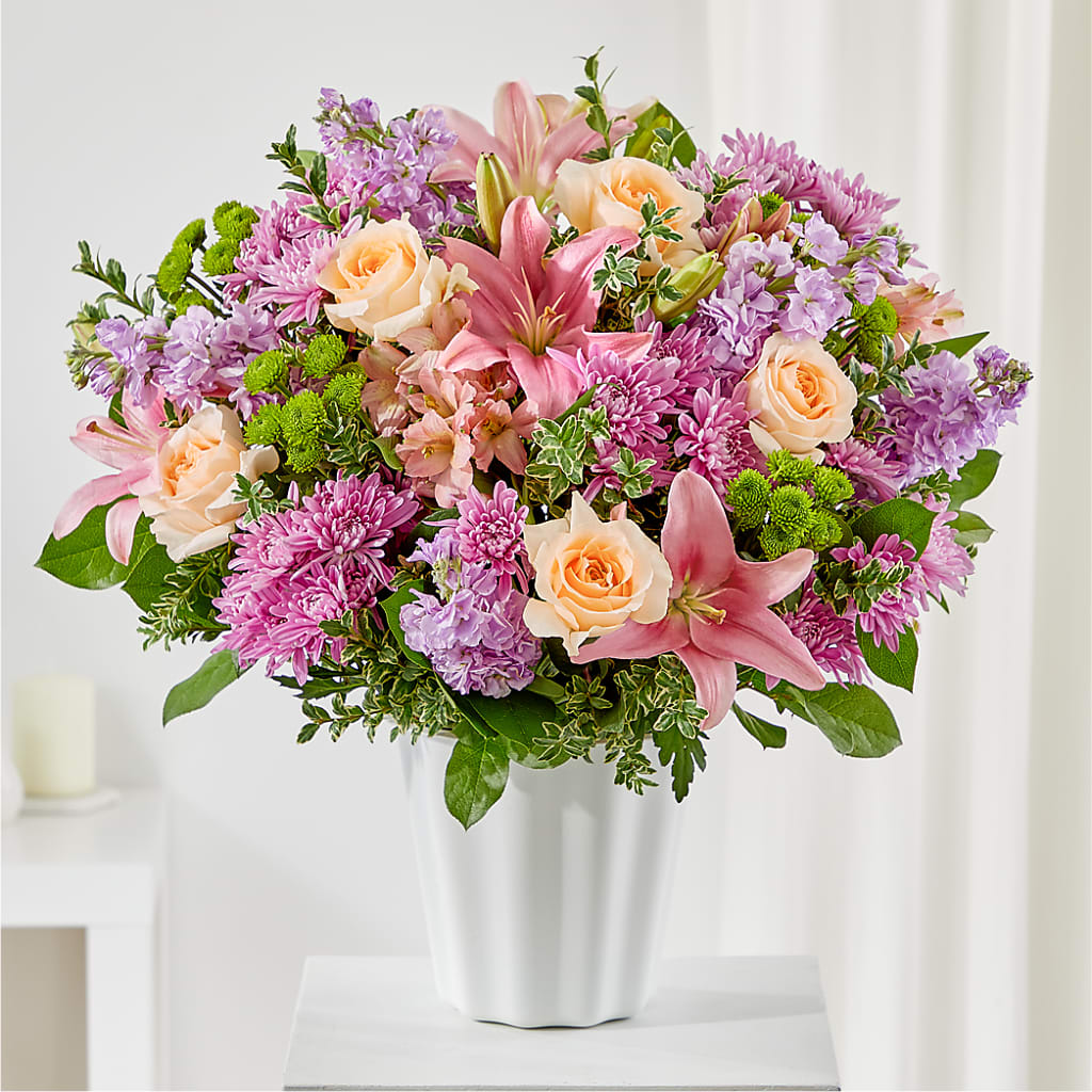 Supportive Embrace Tabletop Basket – Hummelstown Flowers, Hummelstown PA