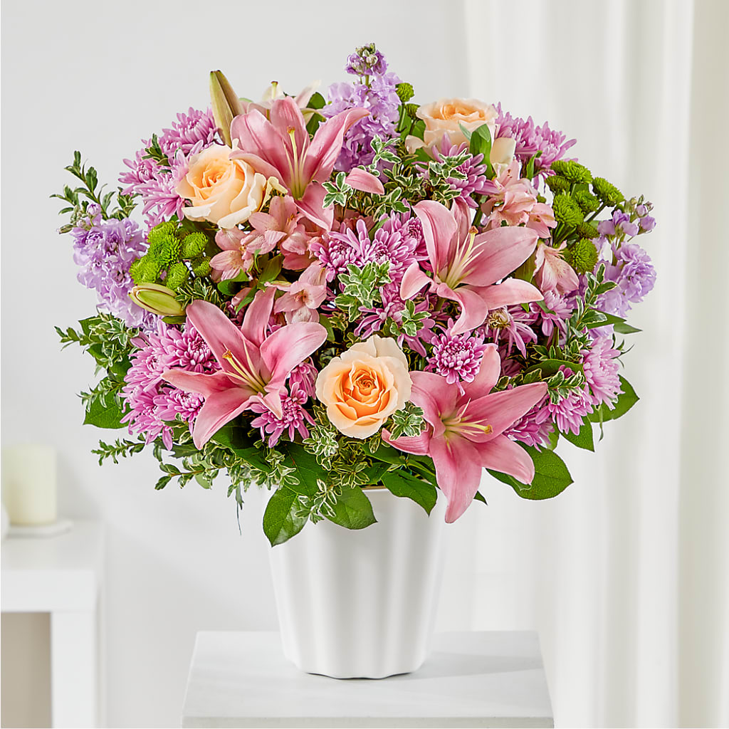 Supportive Embrace Tabletop Basket – Hummelstown Flowers, Hummelstown PA
