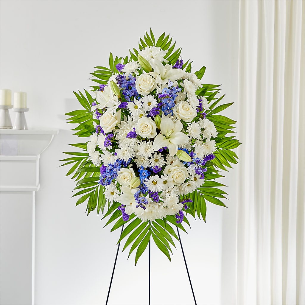 At Rest Standing Spray – Hummelstown Flowers, Hummelstown PA