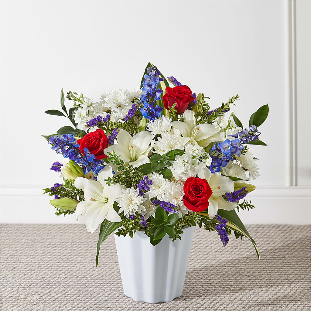 Consoled Floor Basket – Hummelstown Flowers, Hummelstown PA