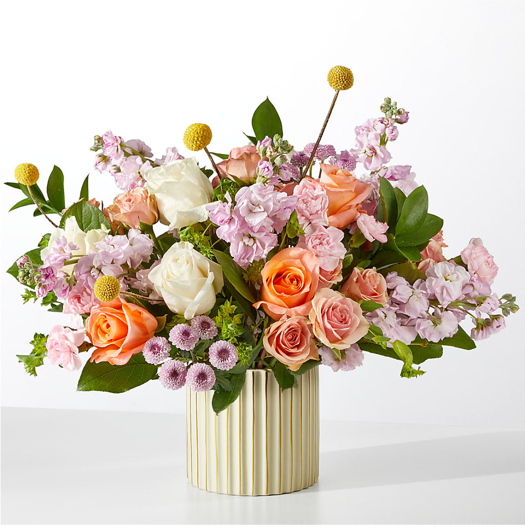 French Market Bouquet with Ivory Vase – Hummelstown Flowers, Hummelstown PA