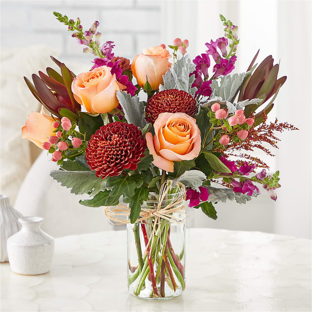 Moody Hues Bouquet – Hummelstown Flowers, Hummelstown PA