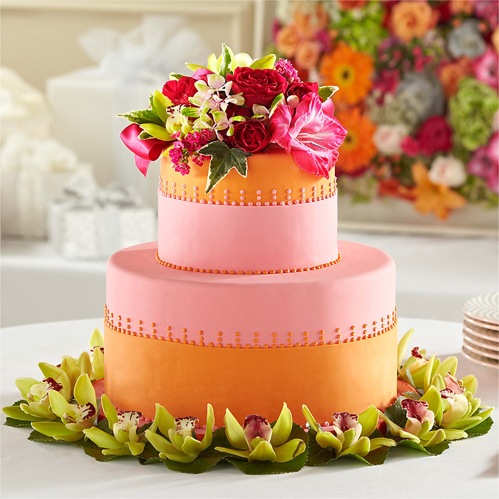 Sweet Citrus Cake Decor – Hummelstown Flowers, Hummelstown PA