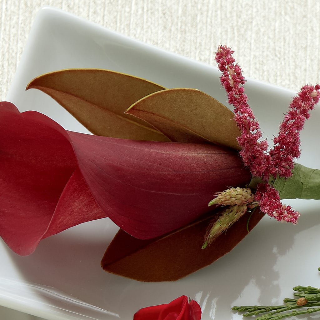 Red Calla Boutonniere – Hummelstown Flowers, Hummelstown PA