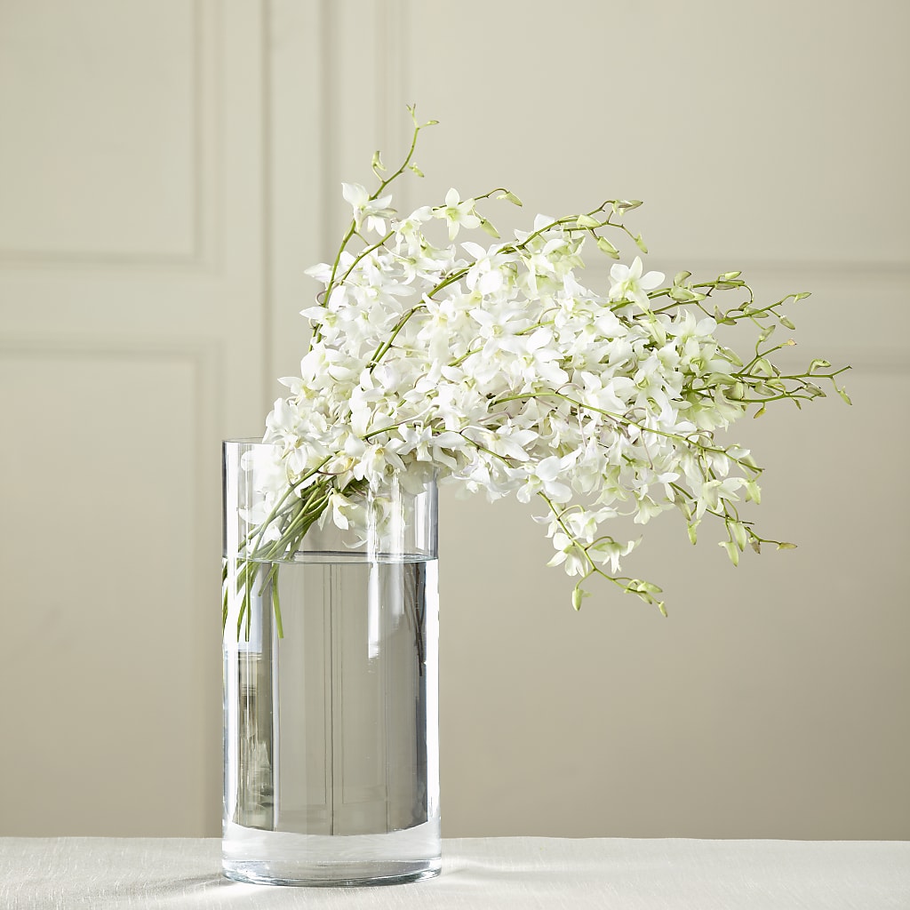 White Dendrobium Bouquet – Hummelstown Flowers, Hummelstown PA