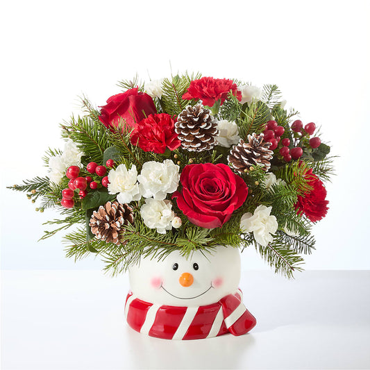 Jolly Snowman Bouquet –  Hummelstown Flowers, Hummelstown PA