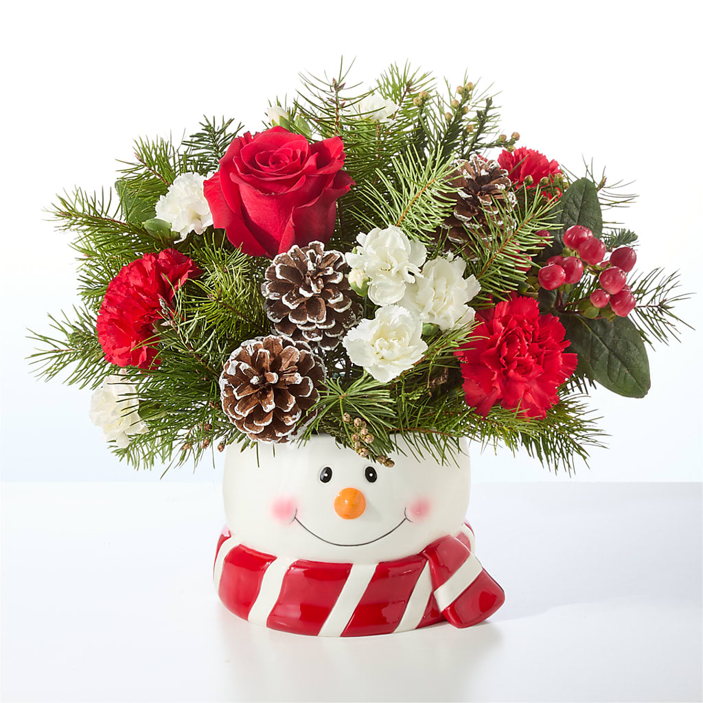 Jolly Snowman Bouquet –  Hummelstown Flowers, Hummelstown PA