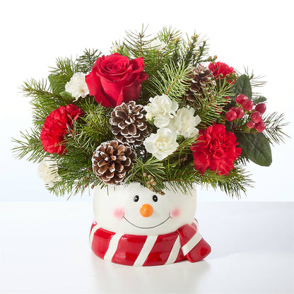 Jolly Snowman Bouquet –  Hummelstown Flowers, Hummelstown PA