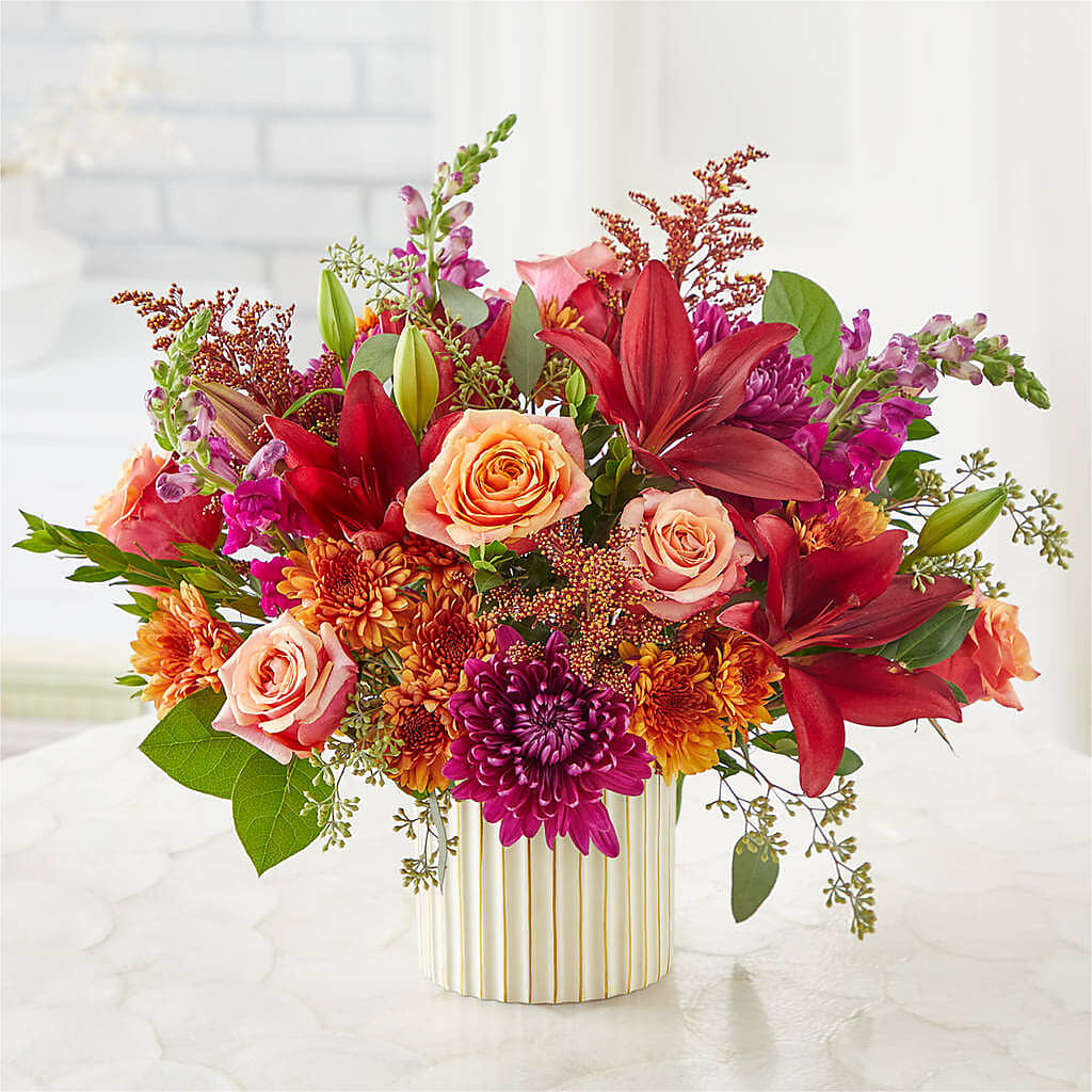 Burgundy Landscape Bouquet –  Hummelstown Flowers, Hummelstown PA