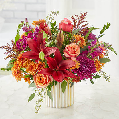 Burgundy Landscape Bouquet –  Hummelstown Flowers, Hummelstown PA