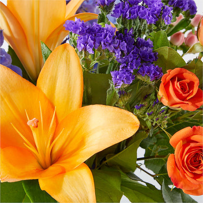 Radiant Citrus Bouquet –  Hummelstown Flowers, Hummelstown PA
