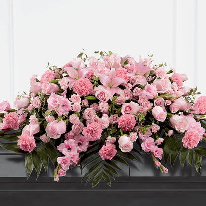 Garden of Comfort Casket Spray (Standard) –  Hummelstown Flowers, Hummelstown PA