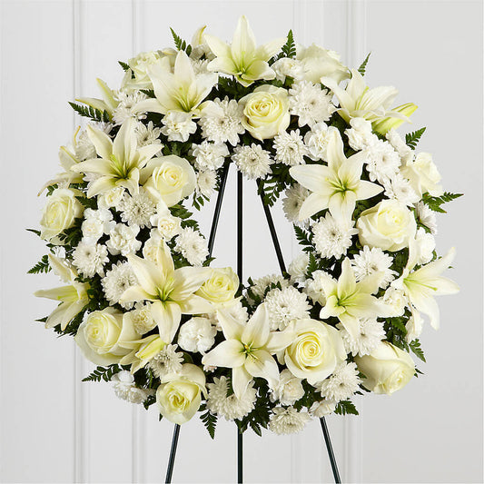 Treasured Tribute Wreath –  Hummelstown Flowers, Hummelstown PA
