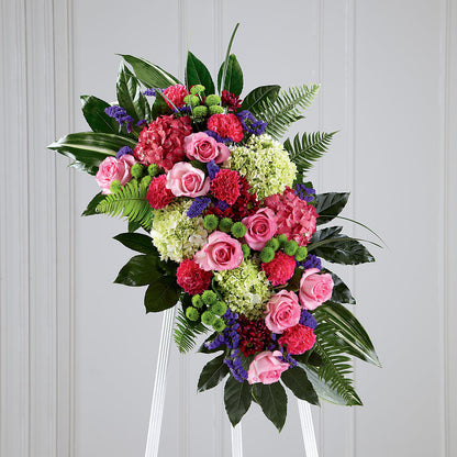 Refreshing Mix Standing Spray –  Hummelstown Flowers, Hummelstown PA