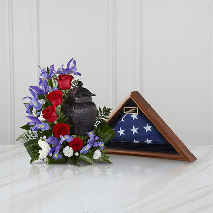 Patriotic Tribute Arrangement –  Hummelstown Flowers, Hummelstown PA