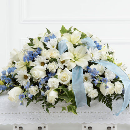 Tender Treasure Casket Spray –  Hummelstown Flowers, Hummelstown PA