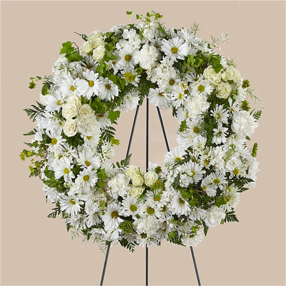 Faithful Wishes Wreath –  Hummelstown Flowers, Hummelstown PA
