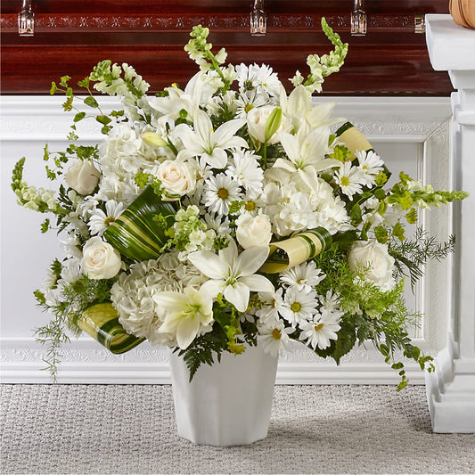 Thoughts of Tranquility Floor Basket –  Hummelstown Flowers, Hummelstown PA